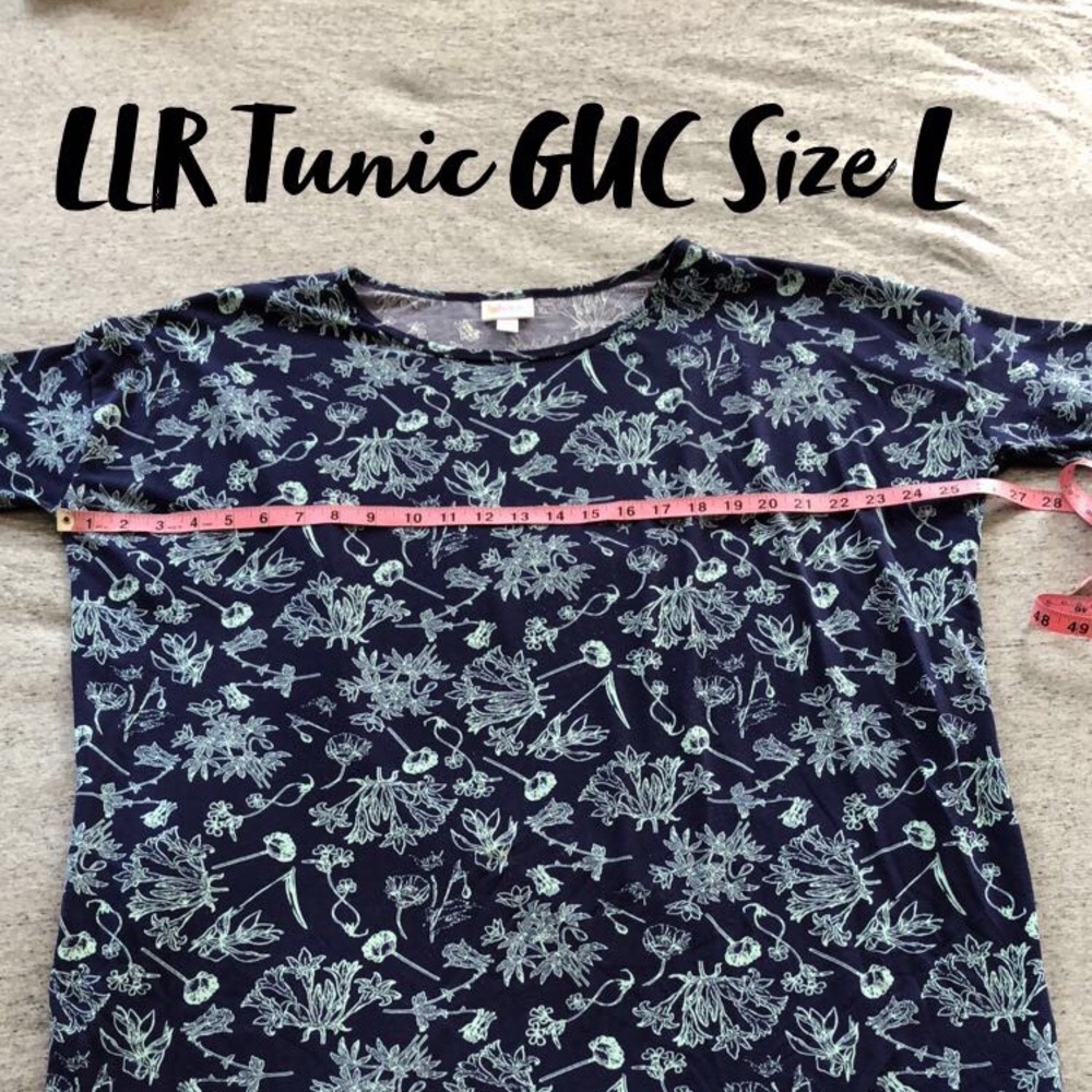 Lularoe Blue Floral Irma
